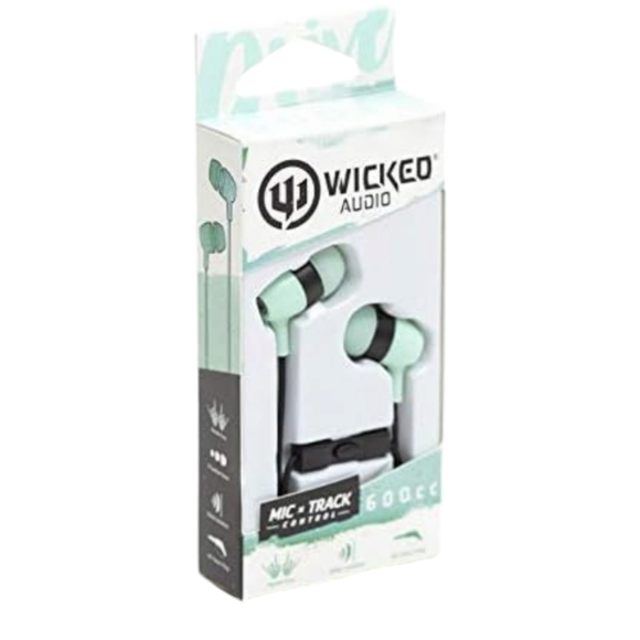 BNIB Wicked Audio Mic x Track control 600 cc earbud headphones 🎧 - Picture 2 of 6